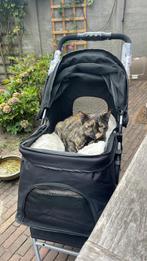 Buggy Trixie zwart voor huisdier tot 11 kg, Dieren en Toebehoren, Ophalen of Verzenden, Zo goed als nieuw