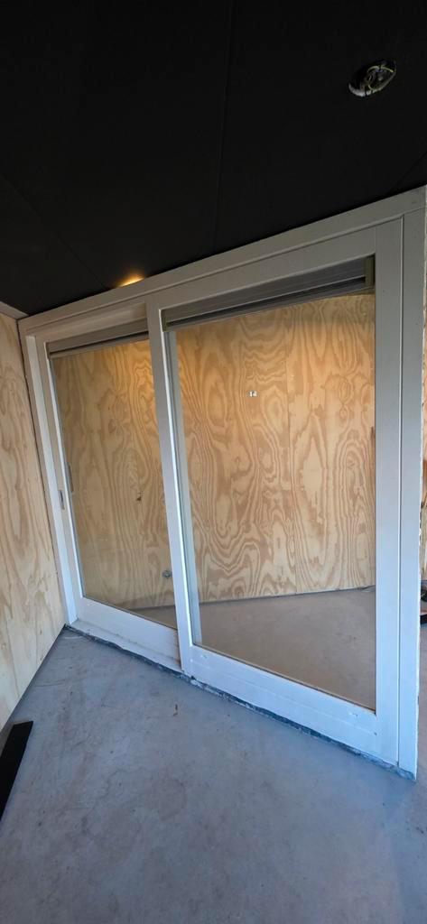 Gebruikte Schuifpui - 2480x2360mm, Doe-het-zelf en Verbouw, Deuren en Horren, Gebruikt, Buitendeur, 215 cm of meer, 120 cm of meer