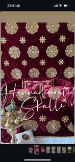 Velvet henna deco bordeaux mobra, Kleding | Dames, Trouwkleding en Trouwaccessoires, Ophalen of Verzenden, Zo goed als nieuw, Rood