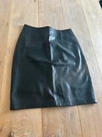 Echt zeartederen rok MTH nieuwstaat, Kleding | Dames, Zwart, Zo goed als nieuw, Boven de knie, Ophalen