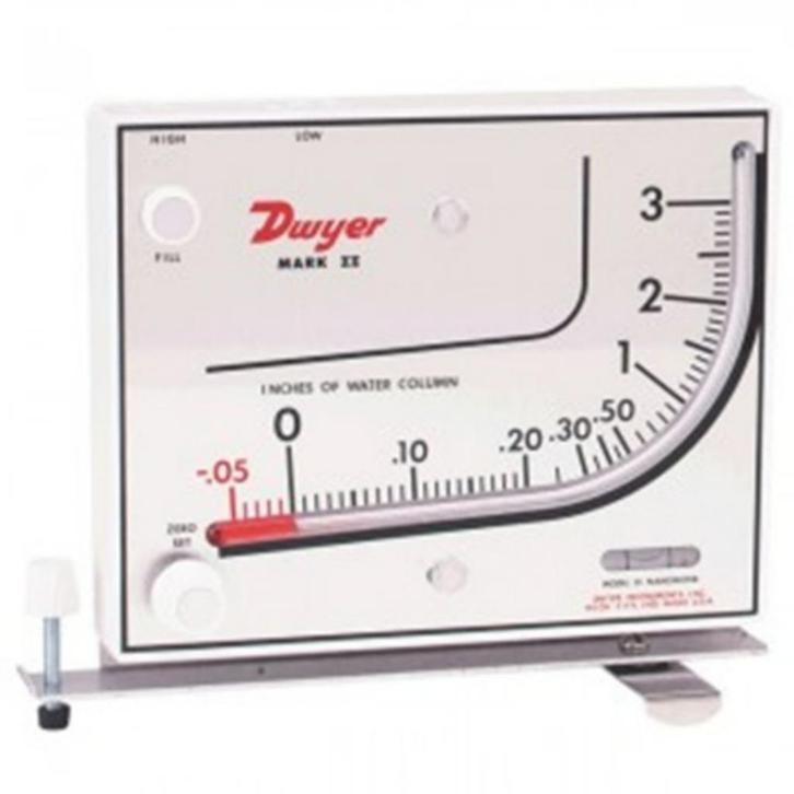 Dwyer Mark II MM-80 Inclined/Vertical Manometer (0-80mm w.c), Doe-het-zelf en Verbouw, Meetapparatuur, Nieuw, Druk, Ophalen of Verzenden