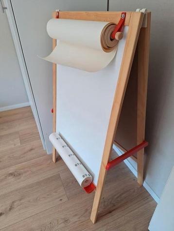Tekenbord schildersezel kids ikea incl. Rol papier beschikbaar voor biedingen