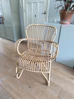 Klassieke rotan stoel, Huis en Inrichting, Stoelen, Ophalen, Gebruikt, Bruin, Eén