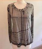 Rundholz shirt zwart/wit, Verzenden, Nieuw, Wit, Lange mouw