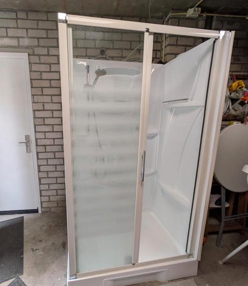 Nooddouche 80x120 Inc 30 liter boiler, Doe-het-zelf en Verbouw, Sanitair, Zo goed als nieuw, Douche, Ophalen