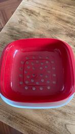 Tupperware Allegra multifunctionele schaal , vergiet , zgan, Huis en Inrichting, Keuken | Tupperware, Ophalen of Verzenden, Zo goed als nieuw