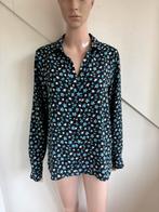 Fabienne Chapot Elise blouse maat M zwart wit blauw sterren, Maat 38/40 (M), Blauw, Ophalen of Verzenden, Zo goed als nieuw