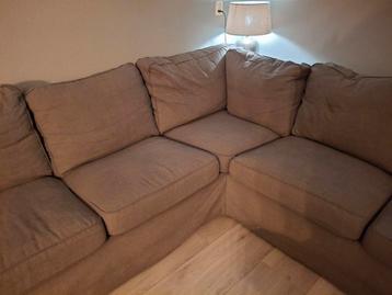 Hoekbank Ektorp Ikea. Grijs. - afbeelding 3