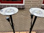 2x halogeen lamp, Huis en Inrichting, Lampen | Vloerlampen, Ophalen of Verzenden, Zo goed als nieuw, 150 tot 200 cm