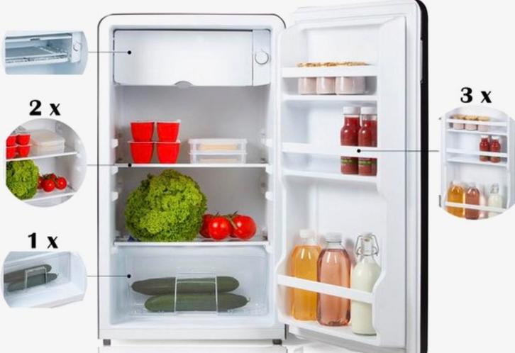 Compacte Koelkast - Ideaal voor kleine ruimtes!, Witgoed en Apparatuur, Koelkasten en IJskasten, Gebruikt, Met vriesvak, Minder dan 75 liter