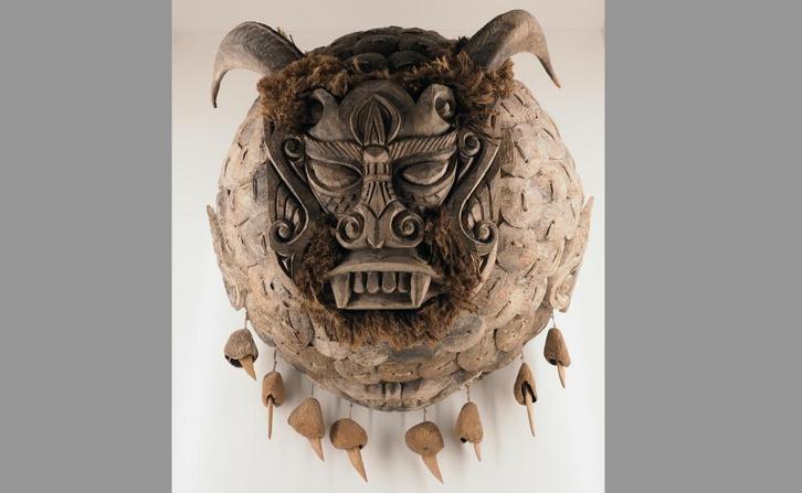Div niet-westerse kunst oa Dayak schild Borneo (201021-03), Antiek en Kunst, Kunst | Niet-Westerse kunst, Ophalen of Verzenden