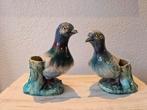 Twee mooie antieke duiven, Antiek en Kunst, Antiek | Keramiek en Aardewerk, Ophalen of Verzenden
