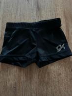 GK Elite Sportshort Zwart maat CS, Sport en Fitness, Turnen, Ophalen of Verzenden, Zo goed als nieuw, Kleiner dan kindermaat 122