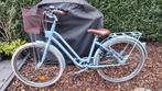 Stadsfiets meisje dames fiets laag frame blauw 26 inch, Gebruikt, Elops, Handrem, Ophalen
