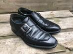 FLORIS VAN BOMMEL zwarte monks maat 6/39.5 G, Zwart, Ophalen of Verzenden, Gespschoenen, Gedragen