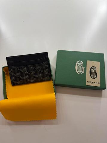 Zwarte Goyard pasjes houder beschikbaar voor biedingen