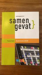Samengevat Nederlands  3F/4F, Boeken, Ophalen, Zo goed als nieuw, Nederlands, HAVO
