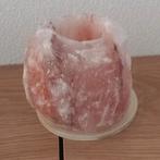 Zoutsteen waxinelichtje oranje, Huis en Inrichting, Ophalen, Overige materialen, Minder dan 25 cm