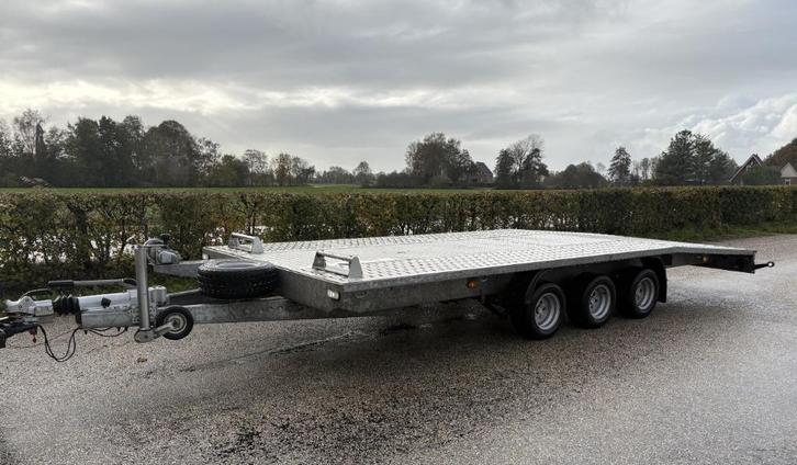 Te koop Carliner 3-asser autoambulance auto transporter, Auto diversen, Aanhangers en Bagagewagens, Gebruikt, Ophalen