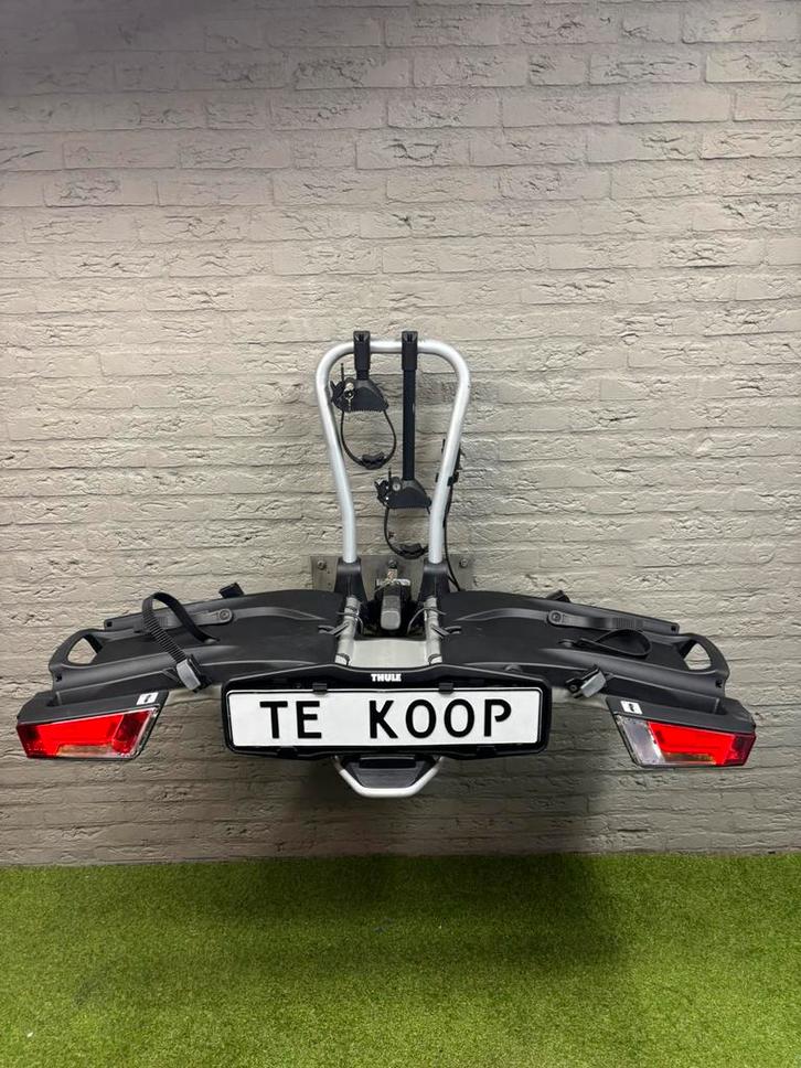 THULE EASYFOLD 932(elek)fietsen60kg/opvouwbr/klik&go/kantelb, Auto diversen, Fietsendragers, Gebruikt, Trekhaakdrager, 2 fietsen