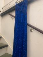 Blauw gala jurk, Blauw, Nieuw, Onder de knie, Ophalen