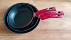 Royalty Line pannenset  Rood, Ophalen of Verzenden, Zo goed als nieuw, Rvs, Pannenset