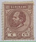 Suriname 1873 - nvph 5 - Koning Willem III, Postzegels en Munten, Postzegels | Suriname, Ophalen of Verzenden, Postfris