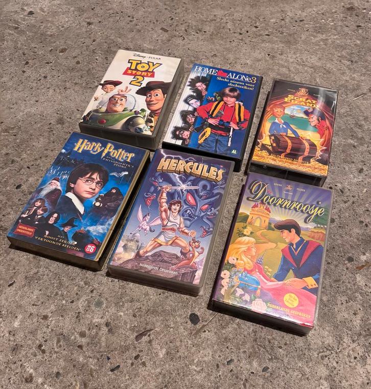 VHS Kinderfilms Collectie, Cd's en Dvd's, VHS | Kinderen en Jeugd, Gebruikt, Kinderprogramma's en -films, Tekenfilm, Alle leeftijden