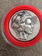 999 zilveren penning / Koningin Beatrix 50 / Verbon, Verzenden, Zilver
