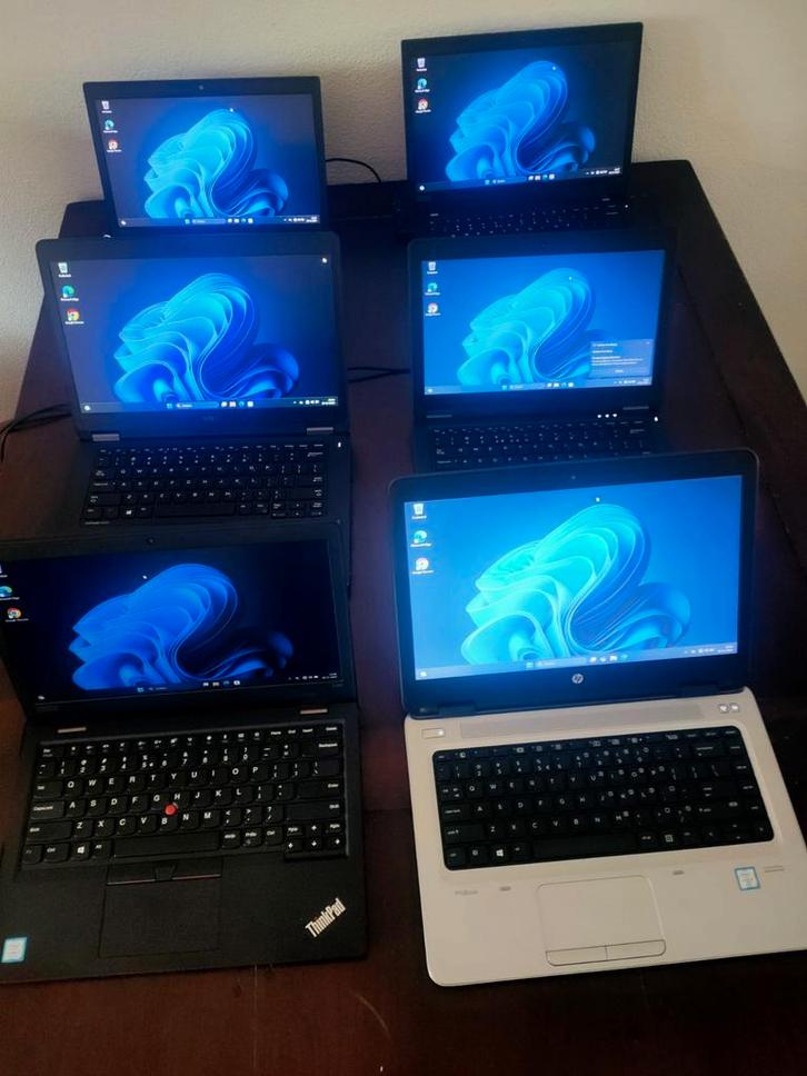 Partij van 5 laptops te koop!, Computers en Software, Desktop Pc's, Zo goed als nieuw, 3 tot 4 Ghz, SSD, Ophalen