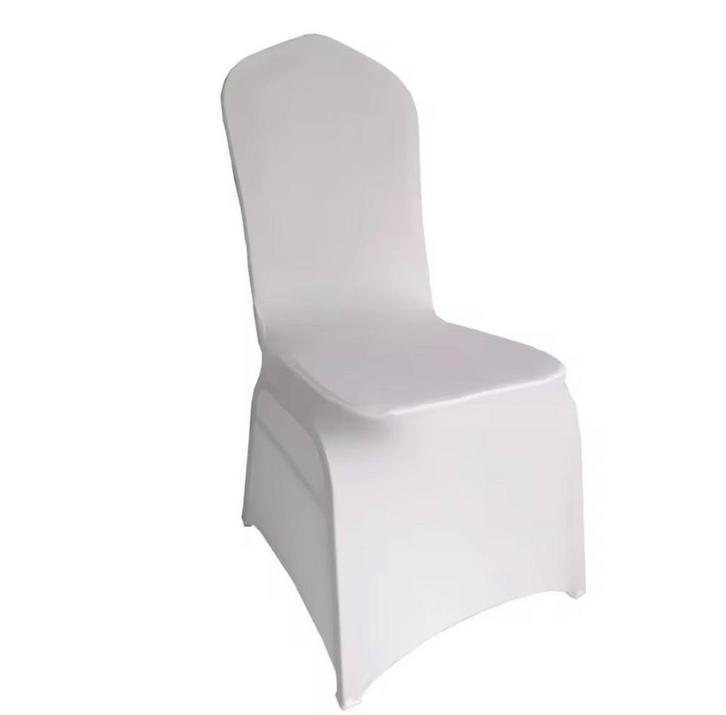 Witte stoelhoezen - 50 stuks, Huis en Inrichting, Stoelen, Nieuw, Vijf, Zes of meer stoelen, Stof, Wit, Ophalen