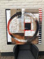 Cobra Art Compact Schilderij.  Afm. 100x100cm, Antiek en Kunst, Ophalen