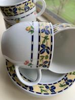 Graf von Henneberg porzellan kopje en schotel 1777 (3 stuks), Antiek en Kunst, Ophalen of Verzenden