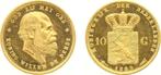 munt 10 gulden goud gouden tientje uit 1889, Postzegels en Munten, Goud, Koning Willem III, Ophalen, 10 gulden