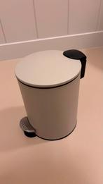 Beige pedaalemmer - Onbeschadigd, Huis en Inrichting, Met pedaal, Ophalen of Verzenden, Zo goed als nieuw, Minder dan 10 liter