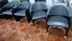 4 eetkamer stoelen, Huis en Inrichting, Stoelen, Ophalen of Verzenden, Gebruikt, Leer, Vier