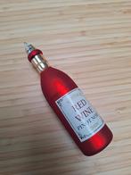 Kerstornament fles rode wijn, Ophalen of Verzenden, Zo goed als nieuw