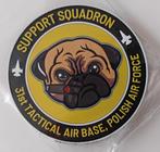 Patch Luchtmacht Polen F-16 Support Squadron - 31st TAB PVC, Verzamelen, Verzenden, Nieuw, Patch, Badge of Embleem