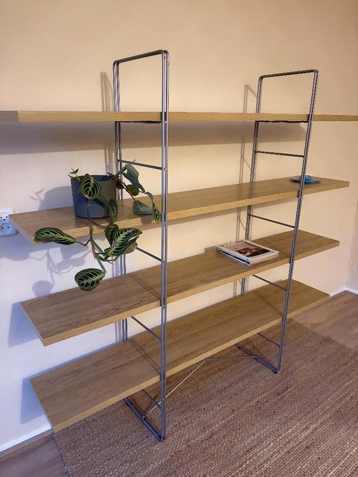 Enetri Stellingkast - Eiken - Gammelgaard - Ikea - Open kast, Huis en Inrichting, Kasten | Stellingkasten, Gebruikt, Ophalen