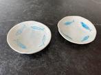 Twee handgemaakte schotels, schaaltjes, vissen, spaans, Huis en Inrichting, Keuken | Servies, Keramiek, Nieuw, Ophalen of Verzenden