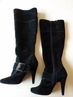 Lange zwarte suède laarzen met naaldhak van Tango Maat 38, Hoge laarzen, Tango, Zwart, Ophalen of Verzenden