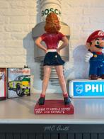 Vintage Pin-Up Beeld Coca Cola reclame, Reclamebord, ., Ophalen of Verzenden, .