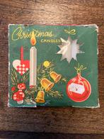 Oud doosjes Kerstboom kaarsjes oude kerstversiering kaars, Diversen, Kerst, Ophalen of Verzenden, Zo goed als nieuw