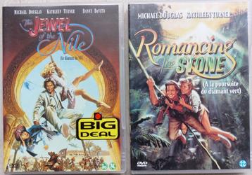 DVD The Jewel of the Nile & Romancing the Stone beschikbaar voor biedingen