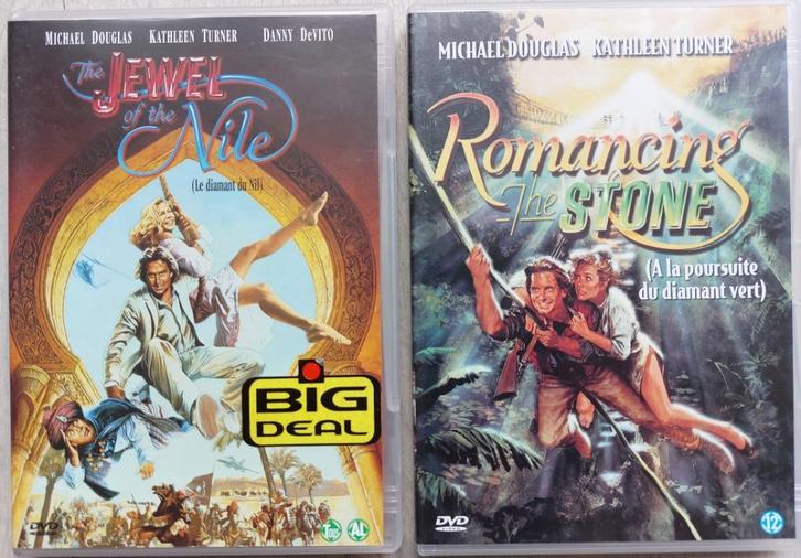 DVD The Jewel of the Nile & Romancing the Stone, Cd's en Dvd's, Dvd's | Avontuur, Zo goed als nieuw, Vanaf 12 jaar, Ophalen