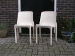vintage stoelen, Ophalen, Kunststof, Gebruikt, Wit
