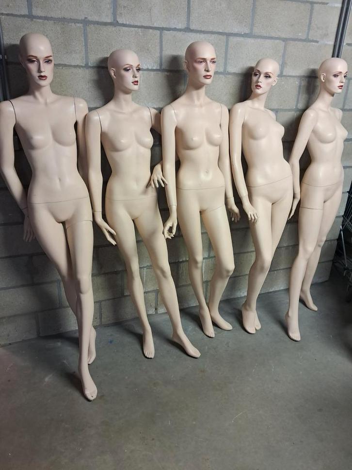 30x Realistische paspoppen heren dames kind paspop, Antiek en Kunst, Curiosa en Brocante, Ophalen of Verzenden