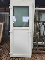 Kunststof voordeur, 215 cm of meer, 80 tot 100 cm, Gebruikt, Glas