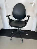 Ikea HatteFjall bureaustoel zwart, izgst. Prachtig! 🪑, Ophalen, Open op afspraak, gratis parkeren voor de deur., Ikea, Zwart