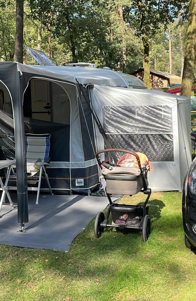 Hypercamp erker incl. Zwarte binnentent, Caravans en Kamperen, Tenten, Zo goed als nieuw, Ophalen